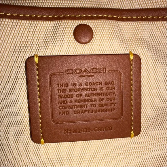 Coach Juliet Cargo in Glazed Honey Brown EUC - Picture 7 of 7